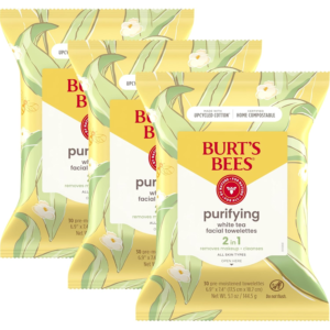 Burt's Bees White Tea Face Wipes,