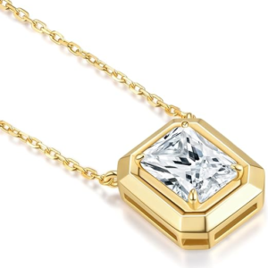 14K Gold Plated Moissanite