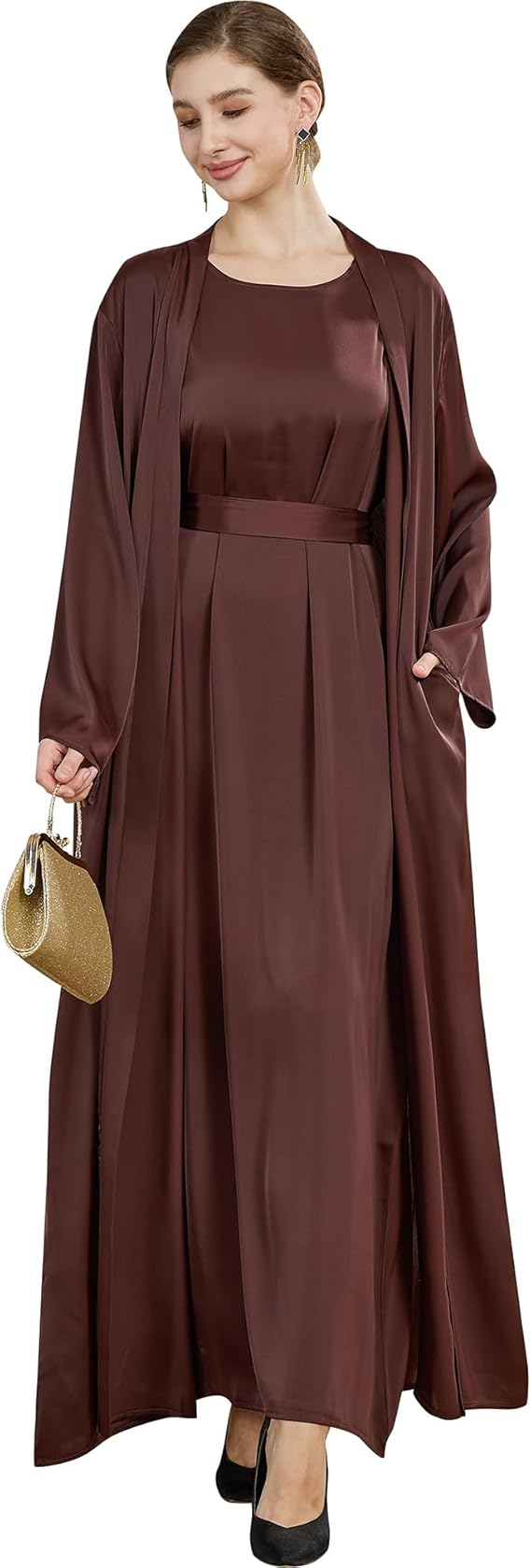 2PCS Muslim Abaya Women