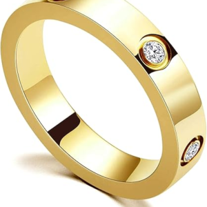 PDWZNBA Love Friendship Ring 18K Gold-