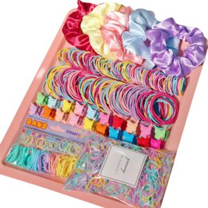 YANRONG Multicolor Hair Ties For Women Girls,