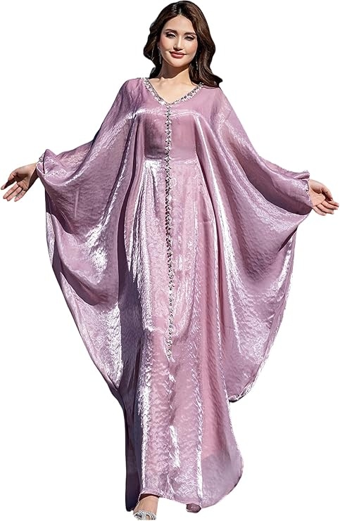 Elegant Butterfly Shine Abaya