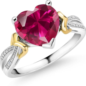 Gem Stone King 3-4 Cttw Heart Shape Gemstone