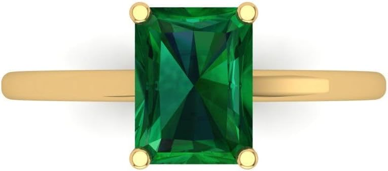 Gold Solitaire Ring for Women
