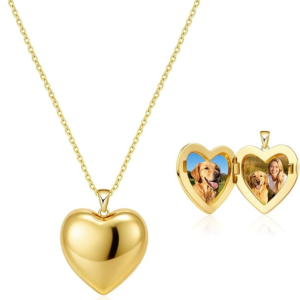 Heart Locket Necklace for Women