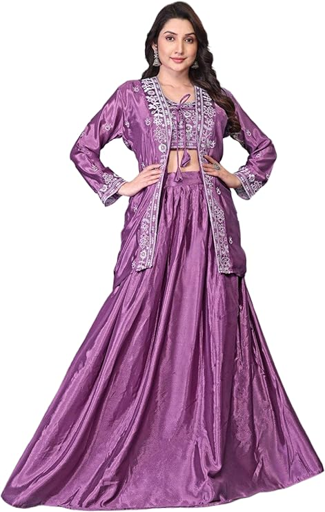 Readymade Party Wear Designer Lehenga Choli with Koti