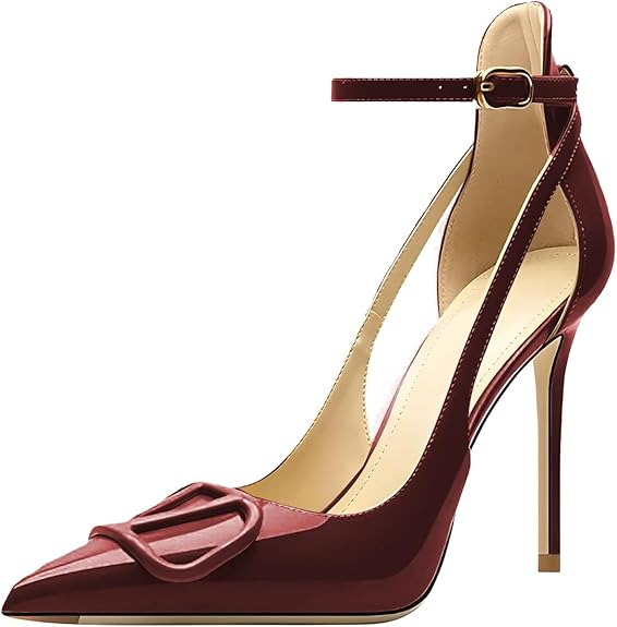 Women's Pointed-Toe Bag-Toe Strappy High