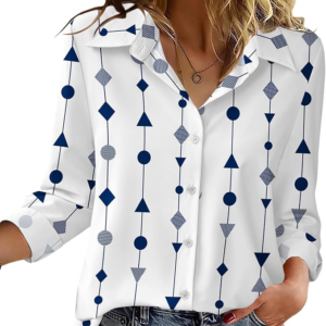 Zeagoo Blouse for Women Dressy Long