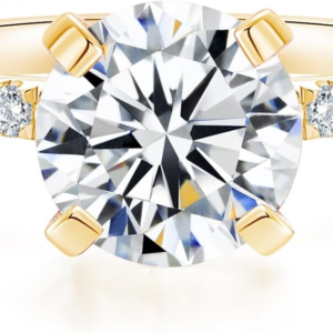 IMOLOVE Moissanite Engagement Ring D